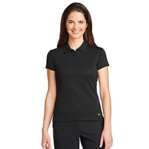 Womens Black Nike Polo